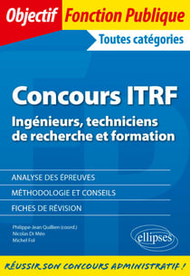 Concours ITRF - Ingénieurs, techniciens de recherche et formation de catégorie A, B et C