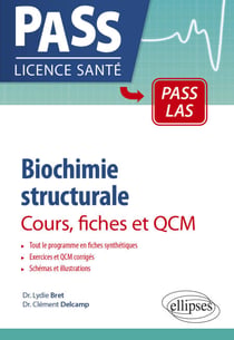 Biochimie structurale - Cours, fiches et QCM