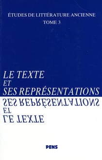 Le texte et ses représentations