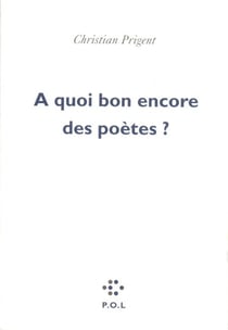 À quoi bon encore des poètes?
