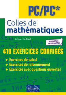 Colles de Mathématiques - PC/PC* - Programme 2022