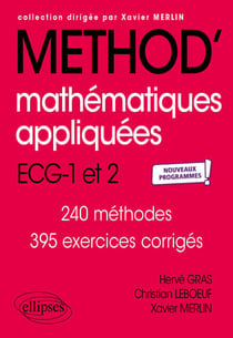 Mathématiques appliquées - ECG 1re et 2e années - Nouveaux programmes