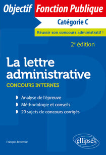 La lettre administrative - Concours internes - Catégorie C