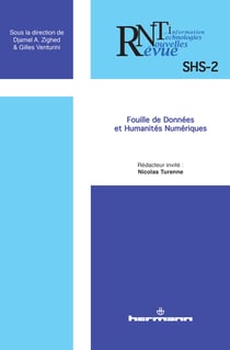 RNTI SHS-2 - Fouille de Données et Humanités Numériques