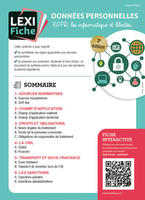 Données personnelles (2e édition) - RGPD, loi intormatique et libertés
