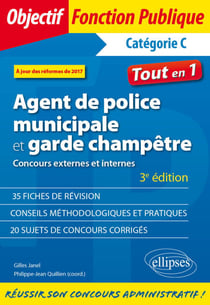 Agent de police municipale et garde champêtre - 3e édition