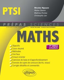 Mathématiques PTSI - 3e édition actualisée