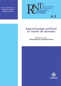 Revue des nouvelles technologies de l'information, n°A-5 - Apprentissage artificiel et fouille de données