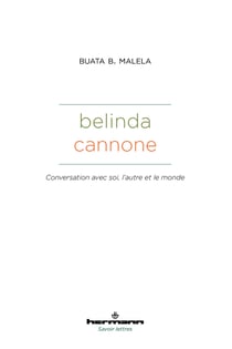 Belinda Cannone - Conversation avec soi, l'autre et le monde