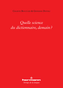 Quelle science du dictionnaire, demain?