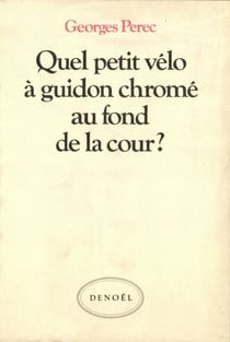 Quel petit vélo à guidon chromé au fond de la cour ?