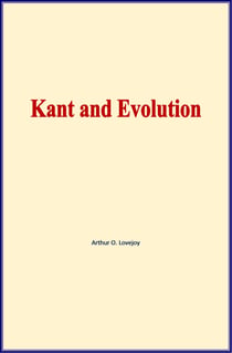 Kant and Evolution