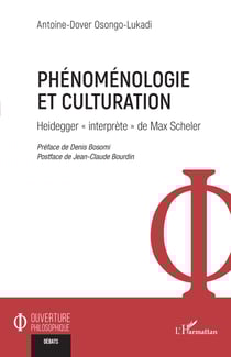 Phénoménologie et culturation - Heidegger « interprète » de Max Scheler