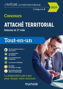 Concours Attaché territorial Interne et 3e voie 2024 - Tout-en-un