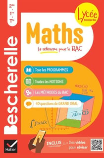 Bescherelle lycée - Maths 2de, 1re, Tle Nouveau bac - tous les programmes de maths au lycée