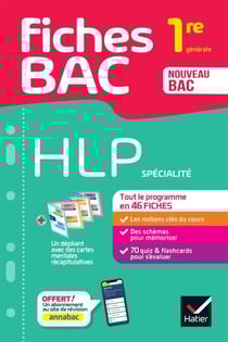 Fiches bac - HLP 1re générale (spécialité) - tout le programme en fiches de révision détachables