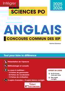 Sciences Po - Anglais - Concours commun des IEP 2025-2026 - Tout pour réussir l'épreuve d'anglais - Entraînement intensif - 8 sujets corrigés - Fil d'actu mois par mois