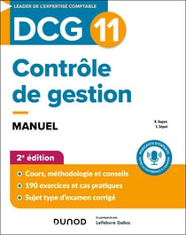 DCG 11 - Contrôle de gestion - Manuel - 2e éd.
