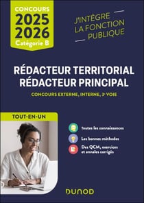 Concours Rédacteur territorial, Rédacteur principal - 2025 - Externe, interne et 3e voie - Tout en un