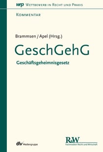 GeschGehG - Geschäftsgeheimnisgesetz