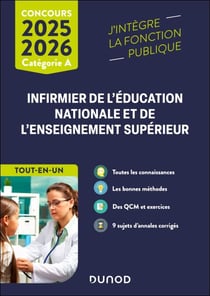 Concours Infirmier de l'éducation nationale et de l'enseignement supérieur 2025-2026 - Concours externe - Tout-en-un