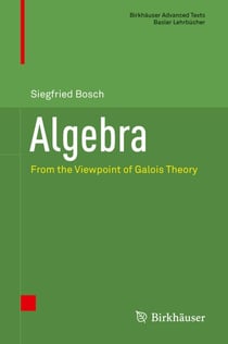 Algebra - From the Viewpoint of Galois Theory