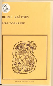 Bibliographie des œuvres de Boris Zaïtsev