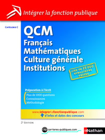 QCM Français - Mathématiques - Culture générale - Institutions - <br />Ouvrage numérique PDF