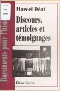 Discours, articles et témoignages