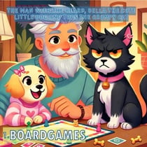 Boardgames - The man with the beard, Bella the cute little dog and Tops the grumpy cat., #1