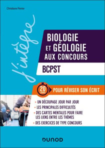 Biologie et Géologie aux concours Agro-Véto et G2E - 20 jours pour réviser son écrit