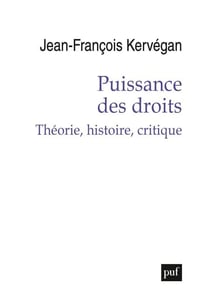 Puissance des droits : Théorie, histoire, critique