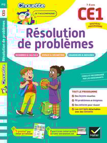 Résolution de problèmes CE1 - Cahier de soutien nouveau programme - Leçons et exercices corrigés