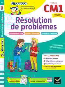 Résolution de problèmes CM1 - Cahier de soutien nouveau programme - Leçons et exercices corrigés