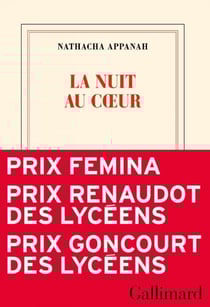 La nuit au cœur - Prix Femina 2025 - Prix Goncourt des Lycéens 2025 - Prix Renaudot des Lycéens 2025