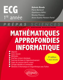 Mathématiques approfondies - Informatique - ECG 1re année
