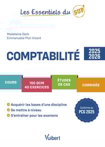 Comptabilité 2025/2026 - Cours - QCM - Exercices - Etudes de cas - Corrigés