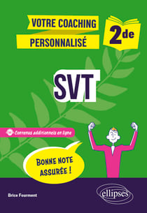 SVT - 2de - Votre coaching personnalisé