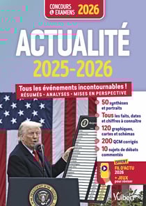 Actualité 2025-2026 - Concours et examens - Fil d'actu 2026 et jeux interactifs offerts - Tous les événements incontournables - Résumés, analyses et mises en perspective