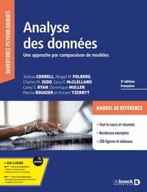 Analyse des données - Une approche par comparaison de modèles
