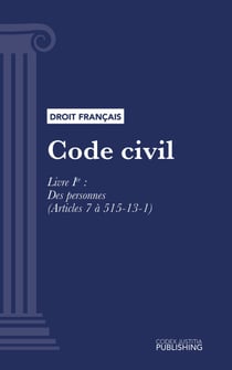 Code civil - Livre Ier : Des personnes (droit français)