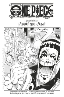 One Piece édition originale - Chapitre 1172 - L'Erbaf que j'aime
