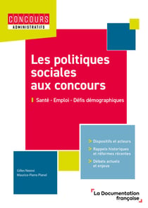 Les politiques sociales aux concours - Santé - Emploi - Défi démographique
