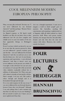 Four Lectures on Heidegger
