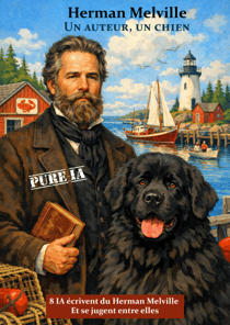 Herman Melville, un auteur, un chien, 8 textes de 8 IA