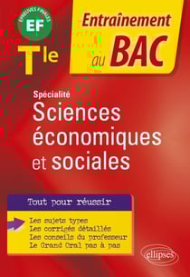 Terminale. Spécialité Sciences économiques et sociales