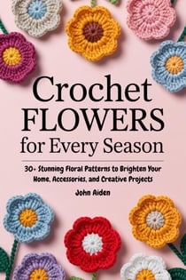 Crochet Flowers for Every Season: 30+ Stunning Floral Patterns to Brighten Your Home, Accessories, and Creative Projects