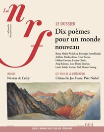 La Nouvelle Revue Française N°664 (mars 2026)