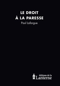 Le Droit à la paresse
