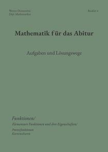 Mathematik für das Abitur - Booklet 4